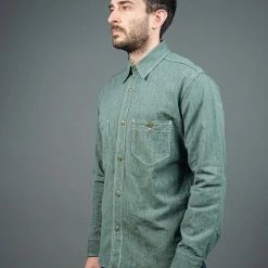 The Rite Stuff Atlas Salt & Pepper Work Shirt (Sage)