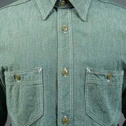 The Rite Stuff Atlas Salt & Pepper Work Shirt (Sage)