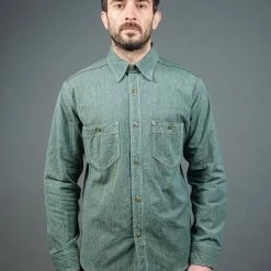 The Rite Stuff Atlas Salt & Pepper Work Shirt (Sage)