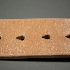 The Strike Gold Leather Belt Tan