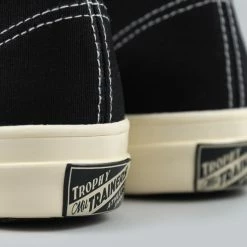 NEW ARRIVALS Trophy Clothing Mill Boat Shoes Black X Cream