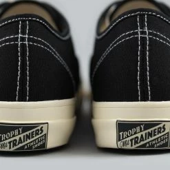 NEW ARRIVALS Trophy Clothing Mill Boat Shoes Black X Cream