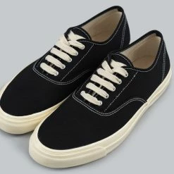 NEW ARRIVALS Trophy Clothing Mill Boat Shoes Black X Cream