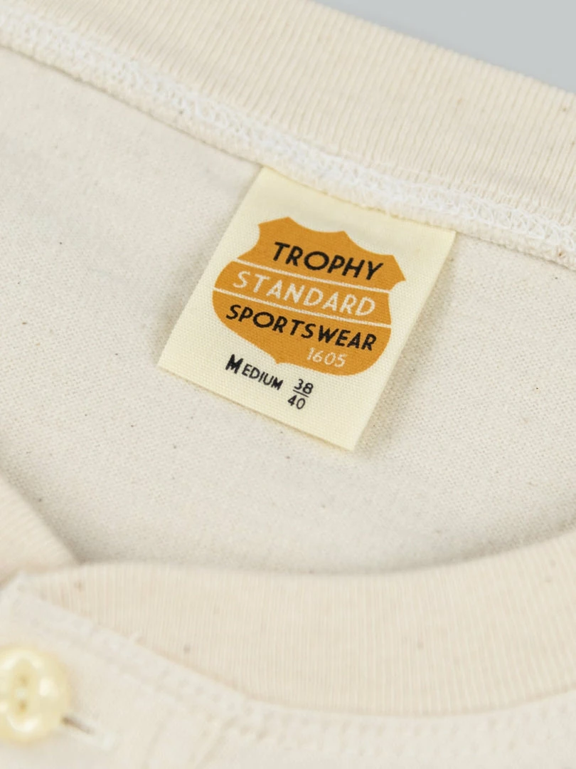 Trophy Clothing OD Henley Tee Natural NEW ARRIVALS 17 Trophy Clothing OD Henley Tee Natural NEW ARRIVALS
