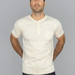 Trophy Clothing OD Henley Tee Natural NEW ARRIVALS