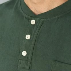 Trophy Clothing OD Henley Tee Olive NEW ARRIVALS