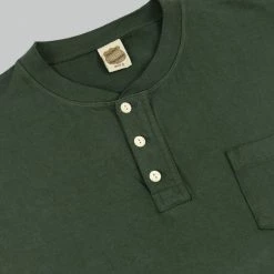 Trophy Clothing OD Henley Tee Olive NEW ARRIVALS