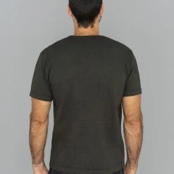 Trophy Clothing OD Henley Tee Gun Black