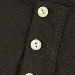 Trophy Clothing OD Henley Tee Gun Black