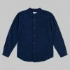 UES Indigo Band Collar Shirt