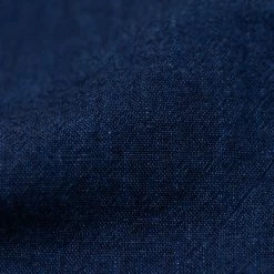 UES Indigo Band Collar Shirt 41 UES Indigo Band Collar Shirt