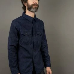 UES Indigo Extra Heavy Flannel Shirt