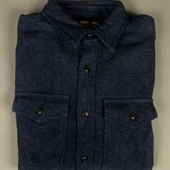 UES Indigo Extra Heavy Flannel Shirt