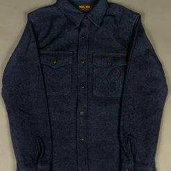 UES Indigo Extra Heavy Flannel Shirt