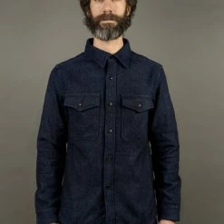 UES Indigo Extra Heavy Flannel Shirt