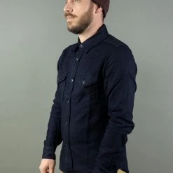 UES Indigo Heavy Flannel Shirt 28 UES Indigo Heavy Flannel Shirt