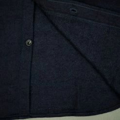 UES Indigo Heavy Flannel Shirt 45 UES Indigo Heavy Flannel Shirt