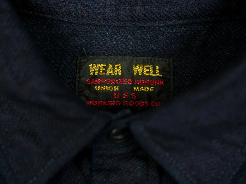 UES Indigo Heavy Flannel Shirt 10 UES Indigo Heavy Flannel Shirt