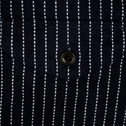 UES Indigo Stripe Heavy Flannel Shirt