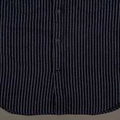 UES Indigo Stripe Heavy Flannel Shirt