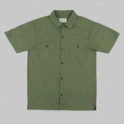 UES Short Sleeve Mechanic Shirt Green NEW ARRIVALS