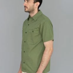 UES Short Sleeve Mechanic Shirt Green NEW ARRIVALS