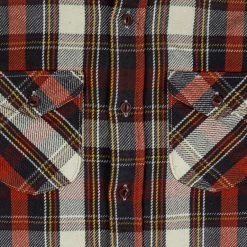 UES Heavy Flannel Shirt Red 37 UES Heavy Flannel Shirt Red