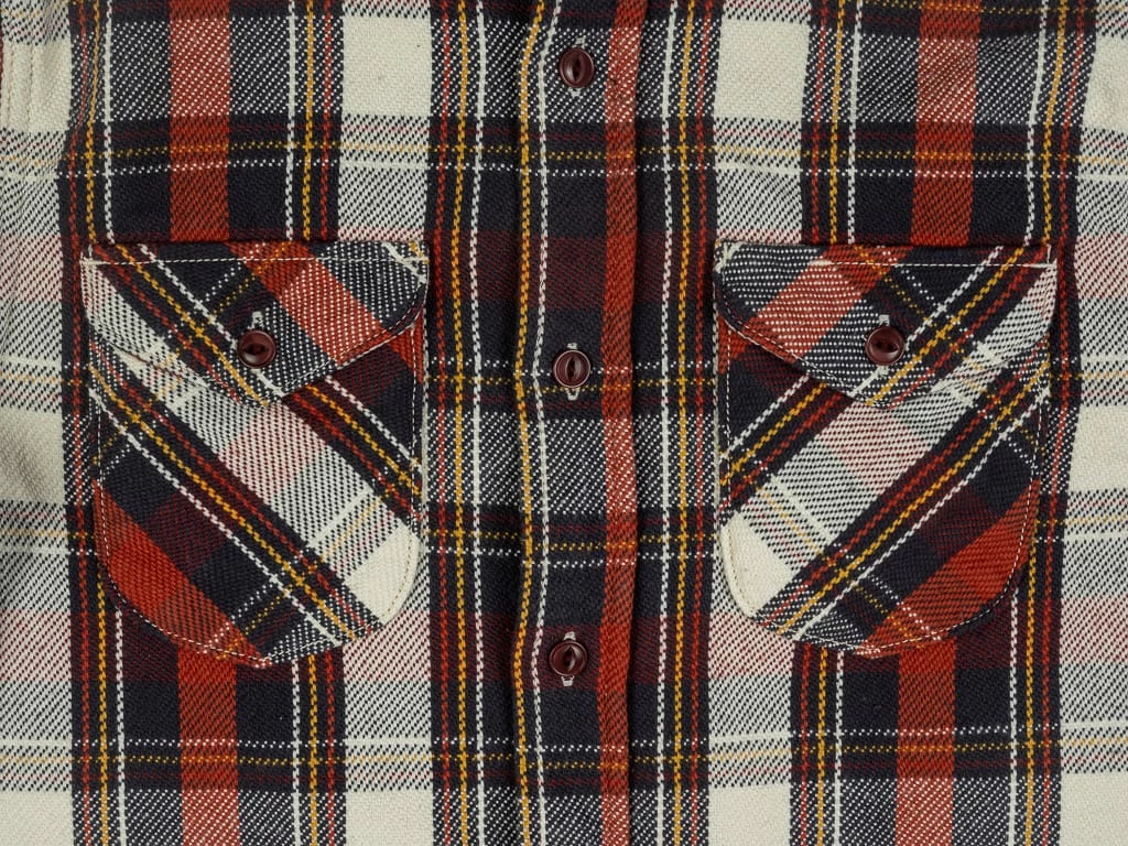 UES Heavy Flannel Shirt Red 14 UES Heavy Flannel Shirt Red