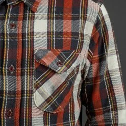 UES Heavy Flannel Shirt Red 29 UES Heavy Flannel Shirt Red
