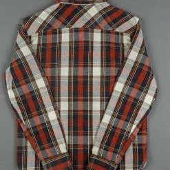 UES Heavy Flannel Shirt Red 33 UES Heavy Flannel Shirt Red
