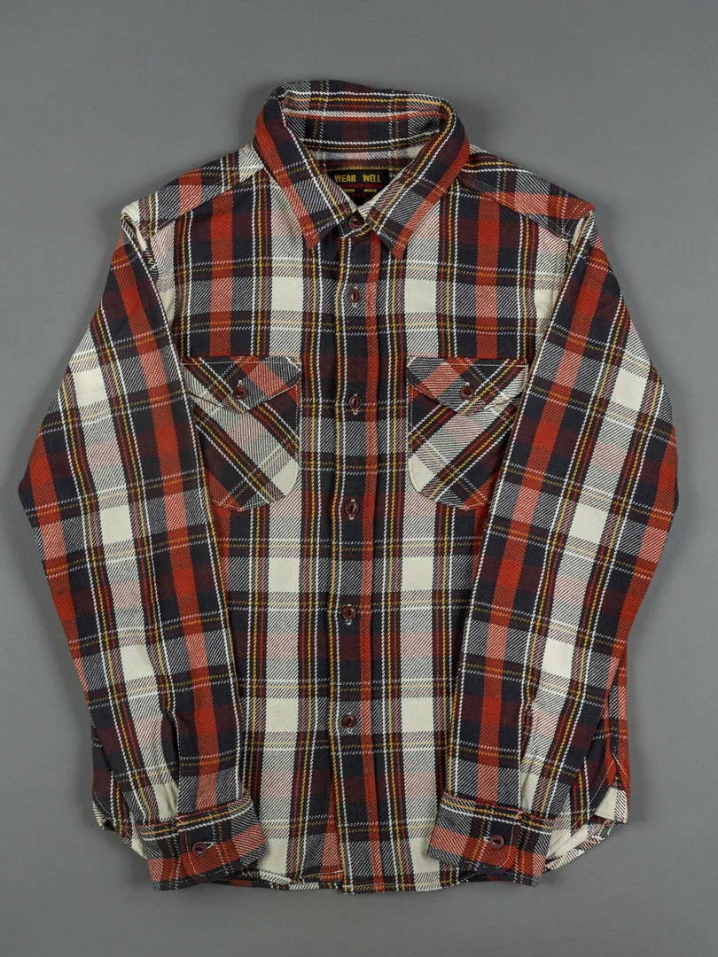 UES Heavy Flannel Shirt Red 9 UES Heavy Flannel Shirt Red