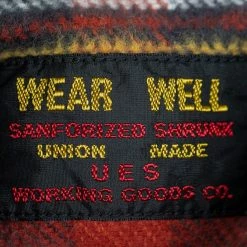 UES Heavy Flannel Shirt Red 45 UES Heavy Flannel Shirt Red