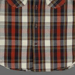 UES Heavy Flannel Shirt Red 42 UES Heavy Flannel Shirt Red