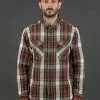 UES Heavy Flannel Shirt Red 1 UES Heavy Flannel Shirt Red