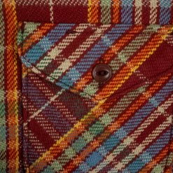 UES Heavy Flannel Shirt Red/Orange 39 UES Heavy Flannel Shirt Red/Orange