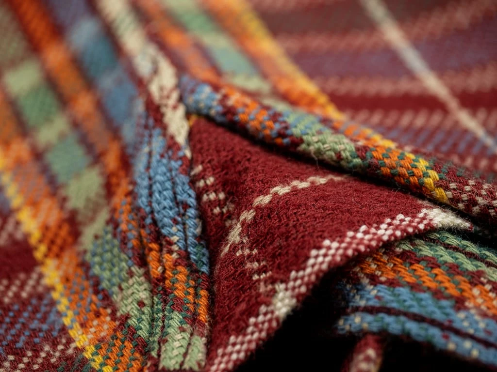 UES Heavy Flannel Shirt Red/Orange 19 UES Heavy Flannel Shirt Red/Orange