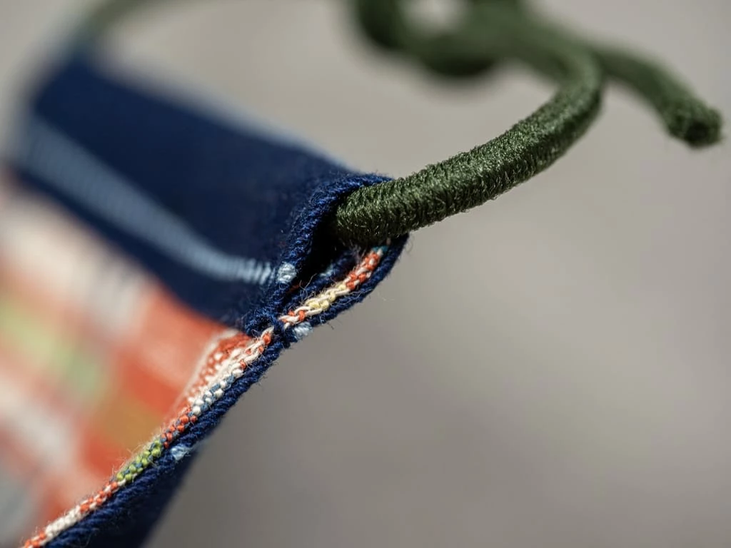 UES Face Mask Indigo Wabash 10 UES Face Mask Indigo Wabash