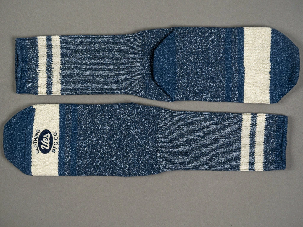 UES Heather Socks Navy 8 UES Heather Socks Navy
