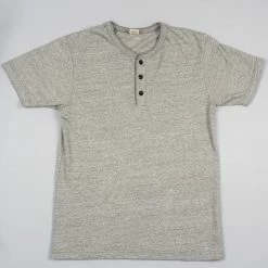 UES Ramayana Henley Neck T-Shirt Grey NEW ARRIVALS