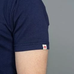 UES Ramayana Henley Neck T-Shirt Navy