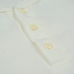 UES Ramayana Henley Neck T-Shirt White NEW ARRIVALS