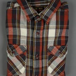 UES Heavy Flannel Shirt Red 34 UES Heavy Flannel Shirt Red