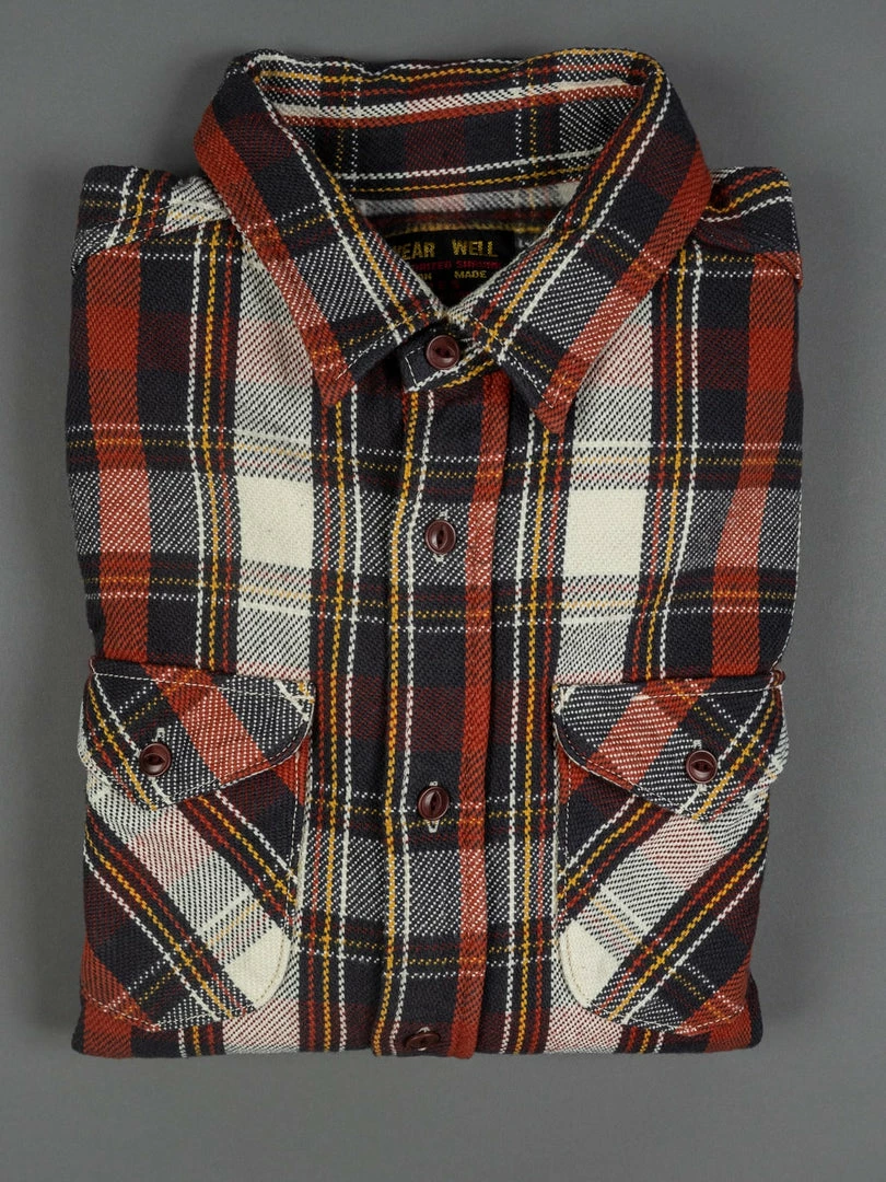 UES Heavy Flannel Shirt Red 11 UES Heavy Flannel Shirt Red