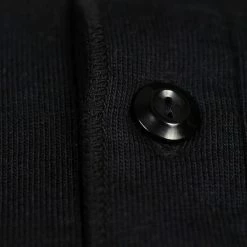 UES Ramayana Henley Neck T-Shirt Black