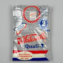 Whitesville Tubular T-shirt Grey (2 Pack)